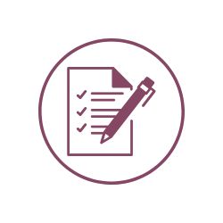 Checklist icon representing the first step of the EvolvU Membership_ choosing a personalized membership plan