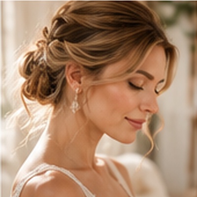 bride on her wedding day after acne treatments for glowing skin at evolvmd med spa in milwaukee